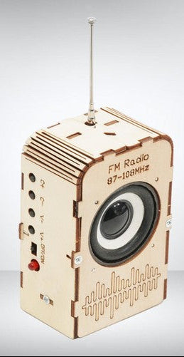 Wooden Kit - 3D Fm Radio Model FE7198232