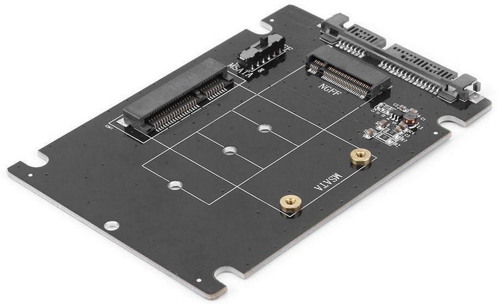 Simplecom Sa207 Msata + M.2 (ngff) To Sata 2 In 1 Combo Adapter SA207