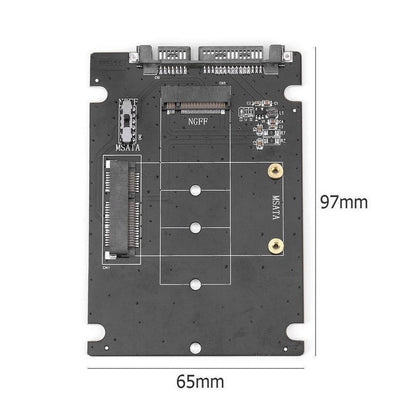 Simplecom Sa207 Msata + M.2 (ngff) To Sata 2 In 1 Combo Adapter SA207
