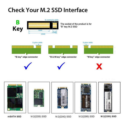 Simplecom Sa207 Msata + M.2 (ngff) To Sata 2 In 1 Combo Adapter SA207