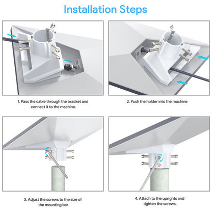 Starlink Mini Pole Bracket Plastic 38-45mm STLM-PAD02
