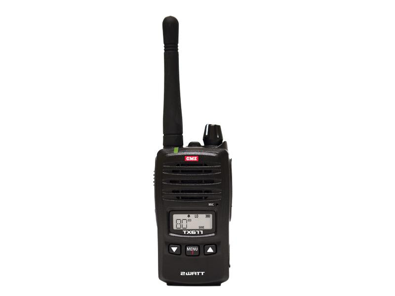 GME 2 Watt UHF CB Handheld Radio -Twin Pack TX677TP