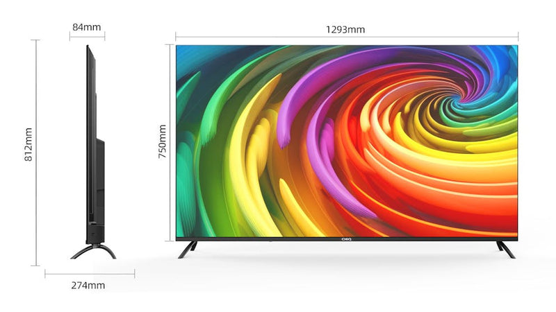 CHIQ 58in LED LCD Smart TV Netflix Youtube Google Tv Chromecast HDMI 2.1 U58G7PG