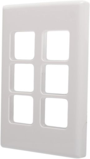 Wall Plate 6way Keystone Type WP326