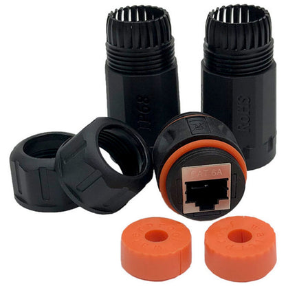 RJ45 CAT6A In Line Coupler Waterproof WPCAT6J