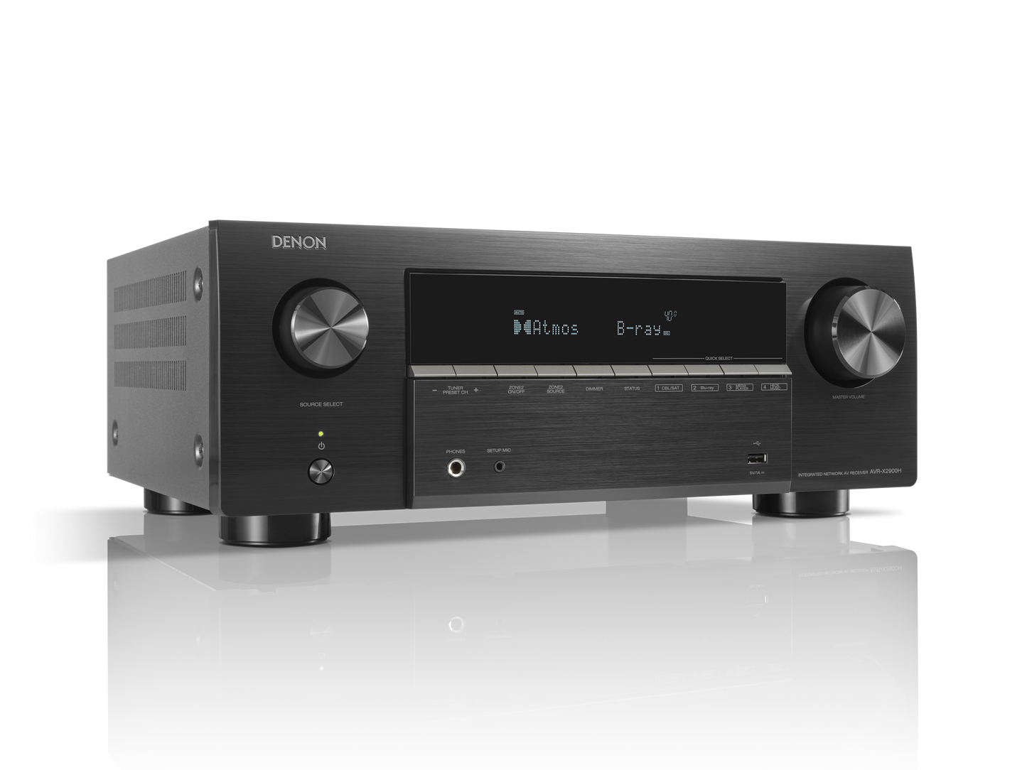 Denon Cinema Receiver 7.2ch 7x95w 3x 8k Hdmi 2xsub Pre Out AVR-X2900H