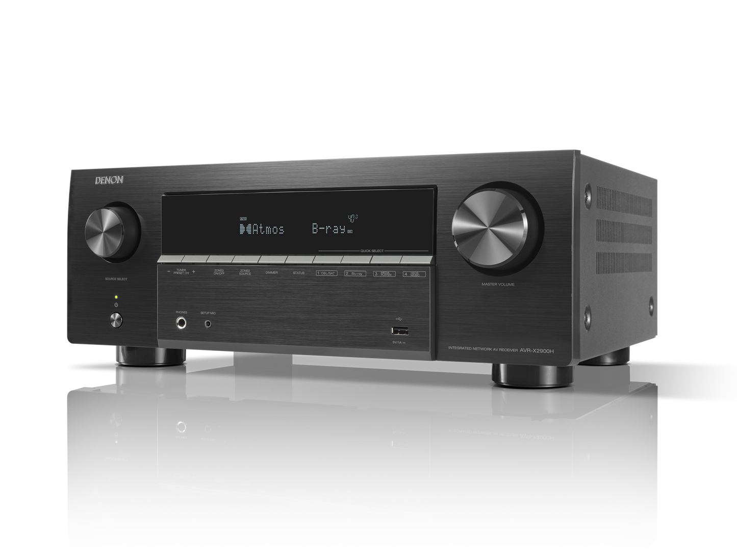 Denon Cinema Receiver 7.2ch 7x95w 3x 8k Hdmi 2xsub Pre Out AVR-X2900H