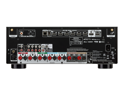 Denon Cinema Receiver 7.2ch 7x95w 3x 8k Hdmi 2xsub Pre Out AVR-X2900H