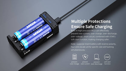 Xtar Battery Charger Li-ion Dual Channel FC2