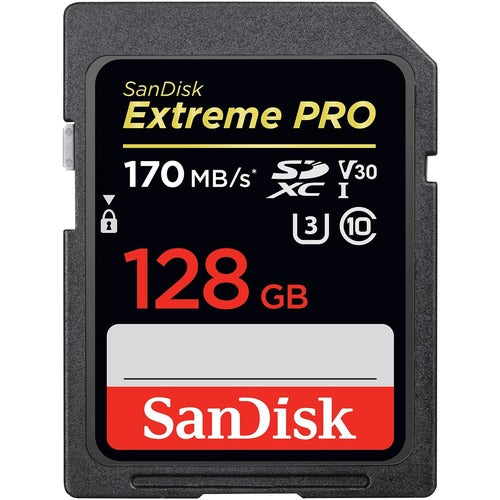 SanDisk Extreme Pro 128 GB UHS-I SDXC - 170 MB/s Read  (4374078)