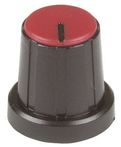 Knob Plastic 20mm Red Push Fit Hk7705