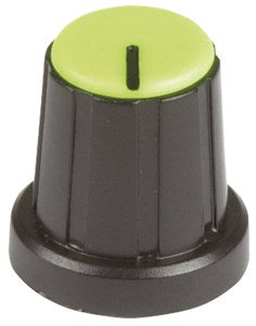 Knob Plastic 20mm Green Push Fit Hk7711