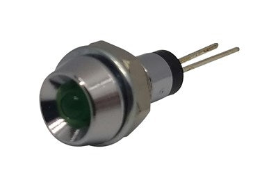 Bezel Chrome 2vdc Led Green 3mm\n@20ma T Sl2616