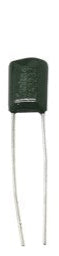 Cap Green 100vdc 5% .022µf 22nf Rg5085