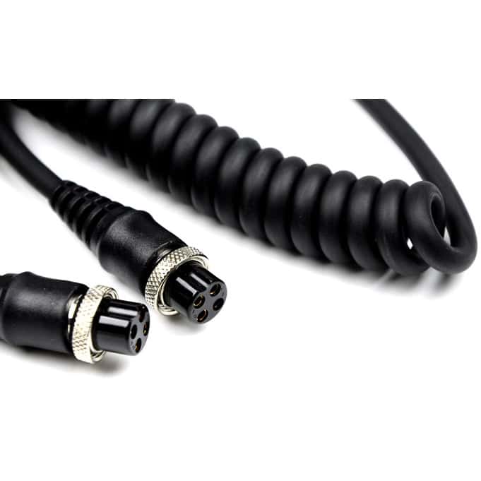Minelab POWER CURLY CABLE 4 PIN (HEAVY DUTY) 3011-0207