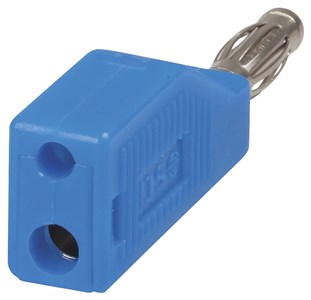 Plug Banana Hi-qual P/back Blu Pp0382