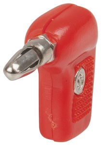 Plug Banana R/angle Red  PP0394