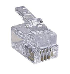 Plug Rj11 Modular 4p4c 5pk Pp1430