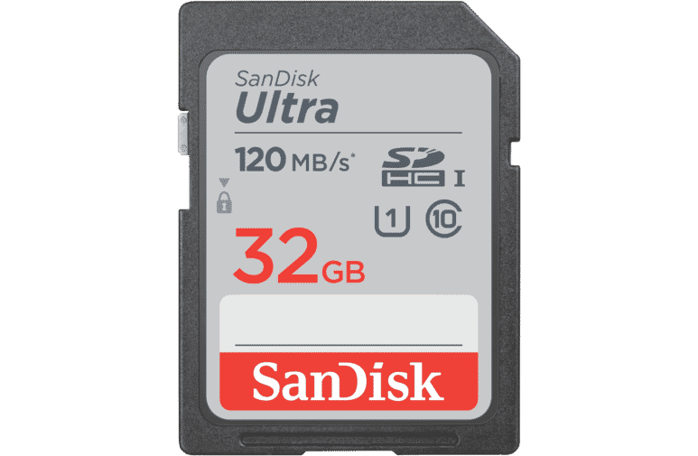 SanDisk Ultra 32GB 120MB/s SDHC UHS-I Memory Card SDSDUN4032GGN6IN