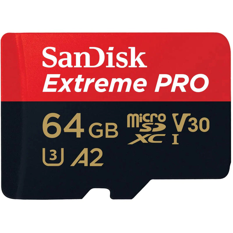 SanDisk Extreme PRO microSDXC 64GB 200MB/s Memory Card SDSQXCU064GGN6MA