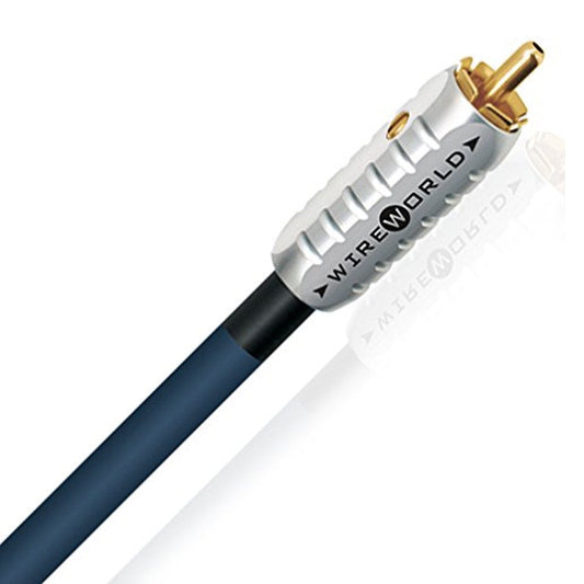 WireWorld LUI Luna 8 Single Channel Audio Interconnect Pairs 2 RCA males to 2 RCA males 1m LUI1.0M-8