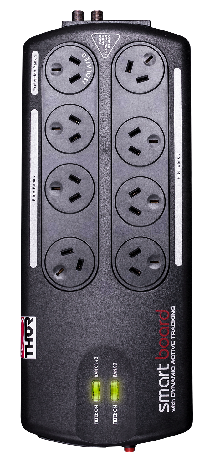 A12BF – 8 Way Surge Protector with Elite Filtration A12BF