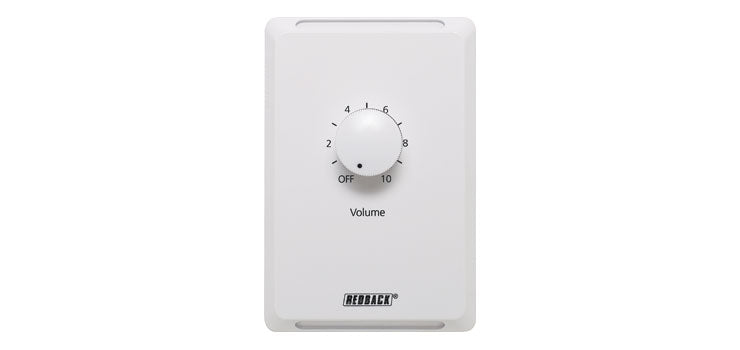 Volume Control 10W 100V Line Clipsal Pro - Vertical White