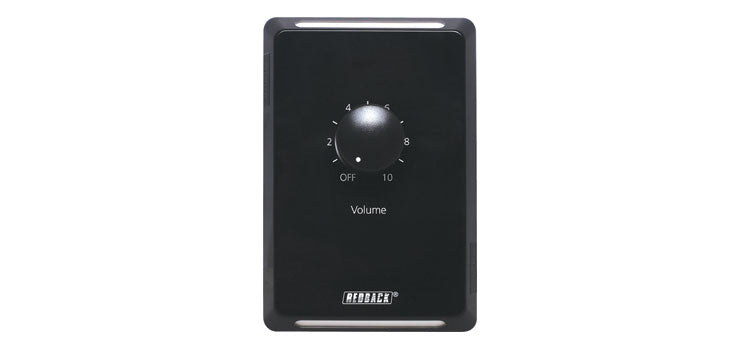 Volume Control 10W 100V Line Clipsal Pro - Vertical Black