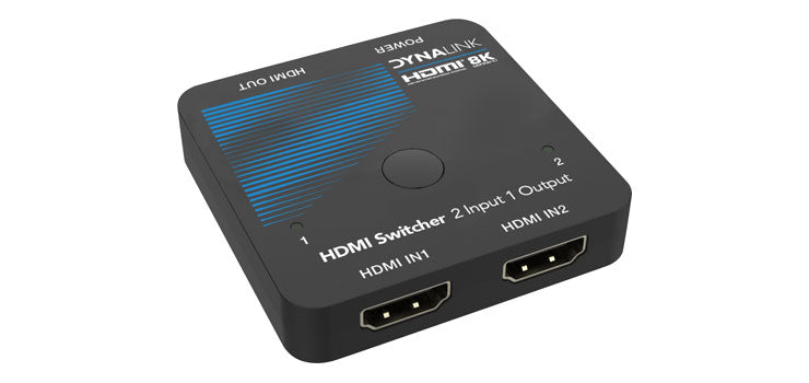 2 Way 8K 60Hz HDMI Switcher 48Gbps A3104