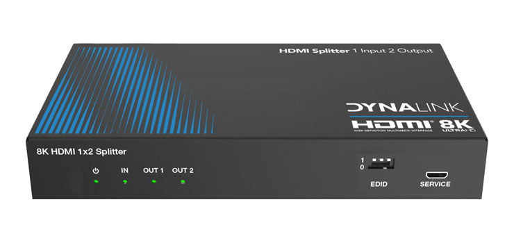 2 Way HDMI V2.1 Splitter 8K 60Hz 48GBps A3106