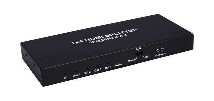 4K 1x4 HDMI Splitter V2.0 18GBps Bandwidth