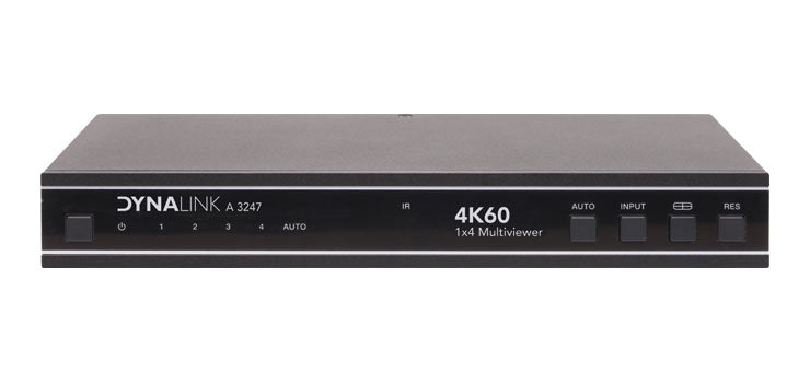 4x1 HDMI Multiviewer Seamless UHD 4K Video Switcher