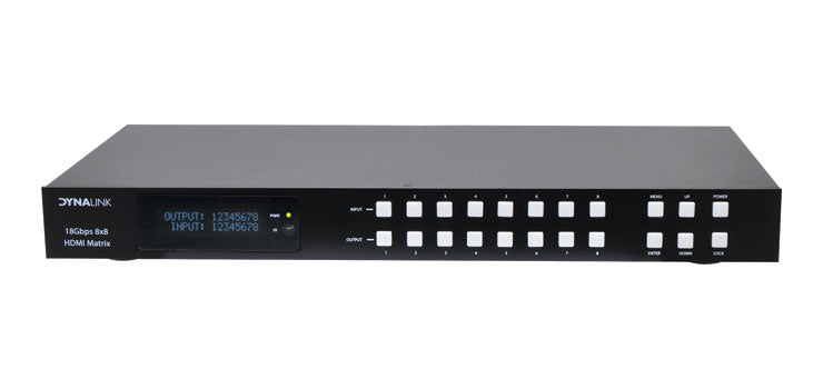 4k 8 In To 8 Out Audio HDMI Matrix Switcher