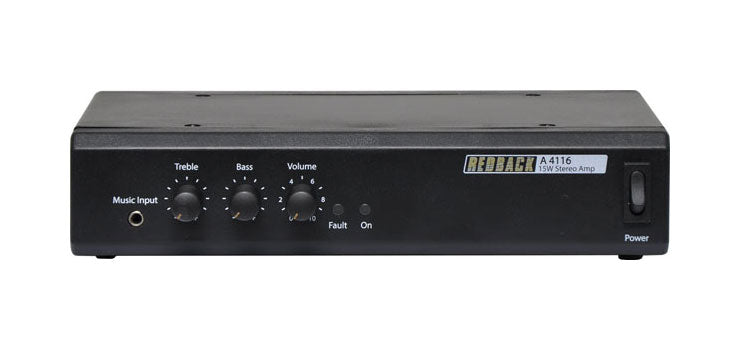 15W 8 Ohm Stereo Public Address (PA) Amplifier