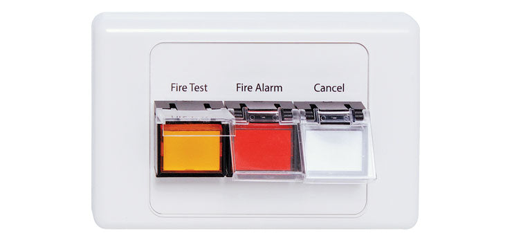 Fire Alarm Test Wallplate to suit A4565A or A4595A