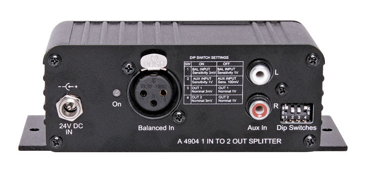 1 In to 2 Out Audio Splitter