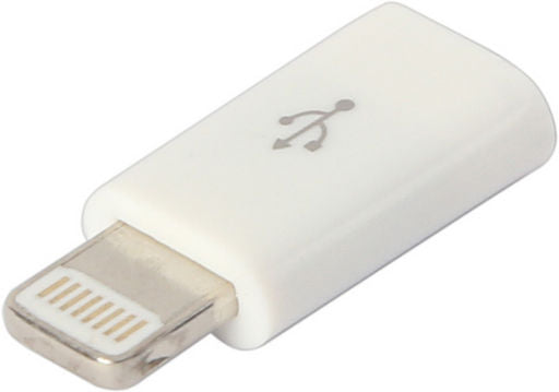 Apple Lightning Plug To Micro USB Skt Ad9074wh