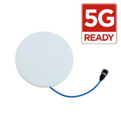 Blackhawk 4G-5G Slim Series Ceiling Antenna, 700 to 4000 MHz, N Female ANT-BH-00010