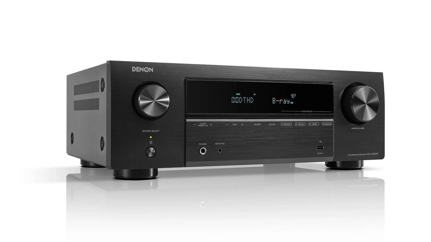 Denon AVR-X580 BT 5.2ch AV Receiver AVR-X580BT