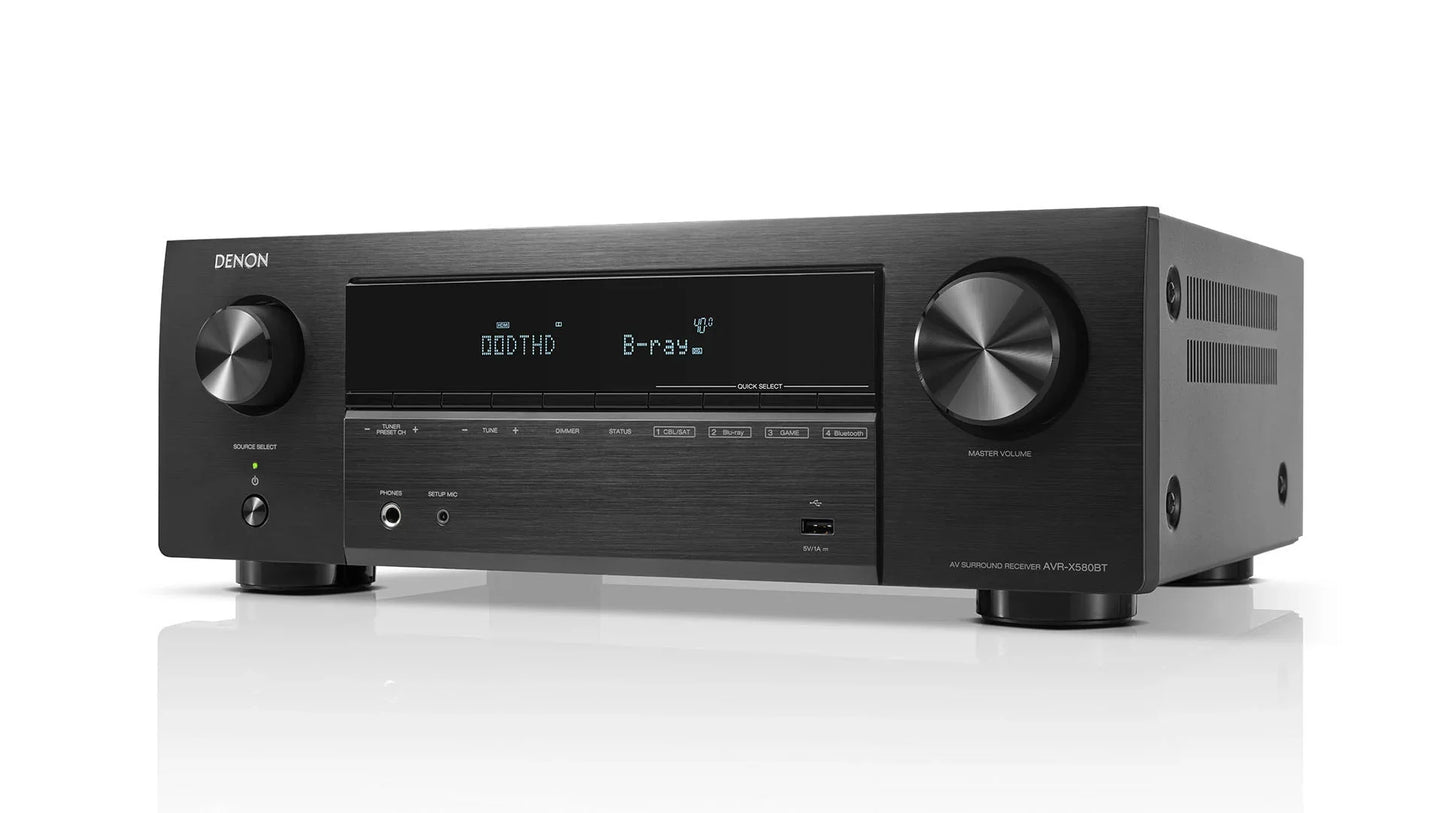 Denon AVR-X580 BT 5.2ch AV Receiver AVR-X580BT