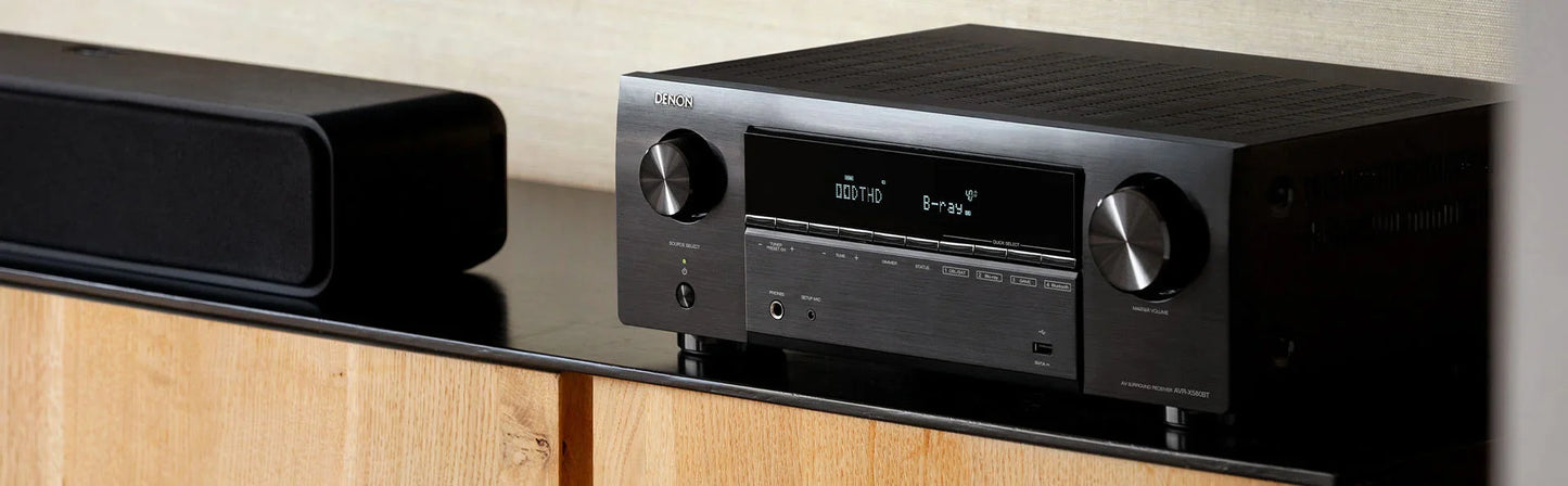 Denon AVR-X580 BT 5.2ch AV Receiver AVR-X580BT