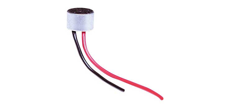 10mm 60dB Omni-Directional Electret Mic Insert with Fly Lead