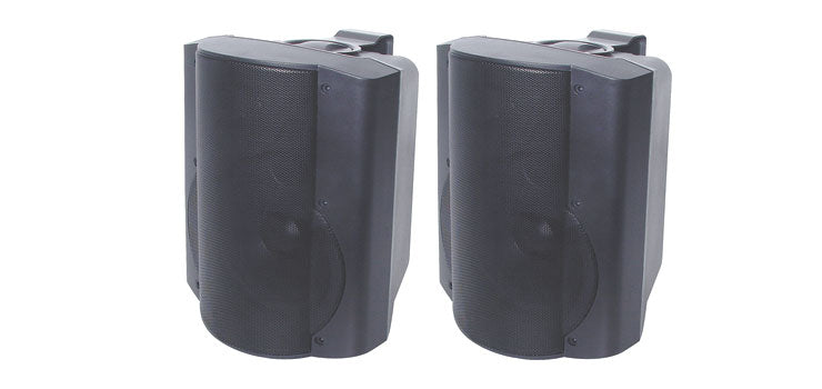 130mm 30W 2 Way Black Active Speaker Pair