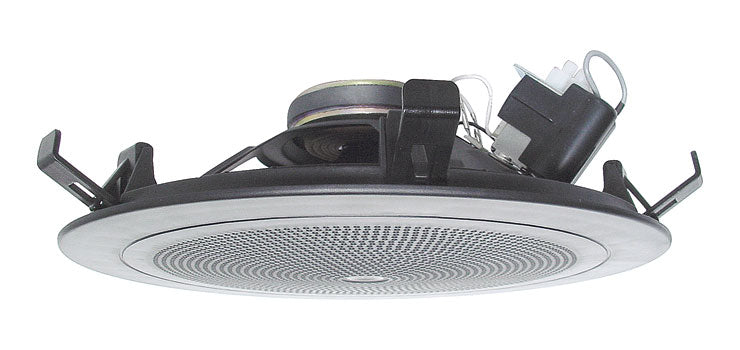 200mm (8") 5W 100V Black One-Shot Ceiling Speaker