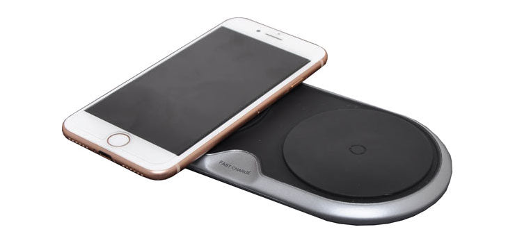 QI Wireless Dual Phone Fast Charging Pad