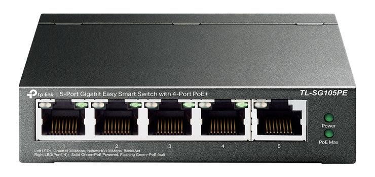 TL-SG105PE 5 Port Gigabit PoE Switch