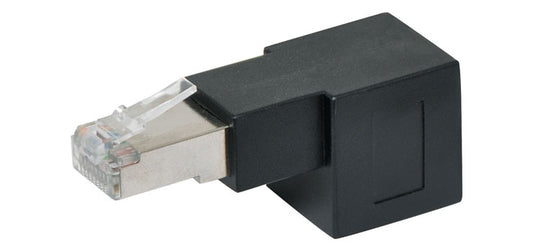 RJ45 Cat6A Right Angle 90° Up Adaptor