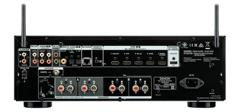 Denon DRA-800 Network Stereo Hi-Fi Network Receiver DRA-800B DISPLAY