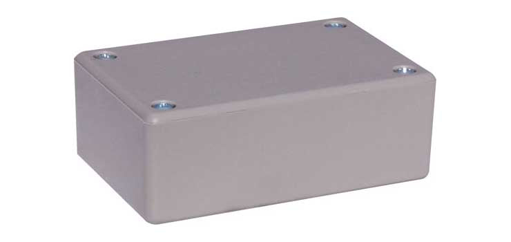 UB5 (82Lx54Wx30Hmm) Grey ABS Jiffy Box
