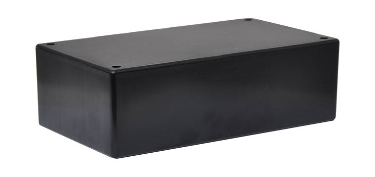 UB2 (197Lx112Wx63Hmm) Black ABS Jiffy Box